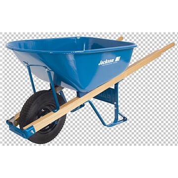 Jackson 6 Cu. Ft. Steel Contractor Wheelbarrow