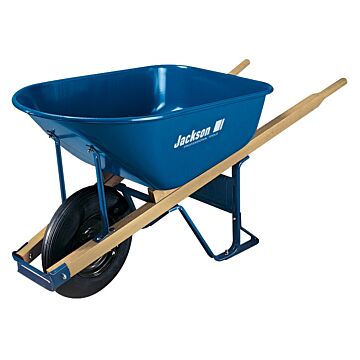 Jackson AMES Jackson® M6T22BB 6 cu-ft 16 in Steel Contractor Wheelbarrow
