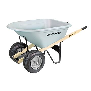 Brentwood Industries, Inc 8 Cu. Ft. Poly Wheelbarrow