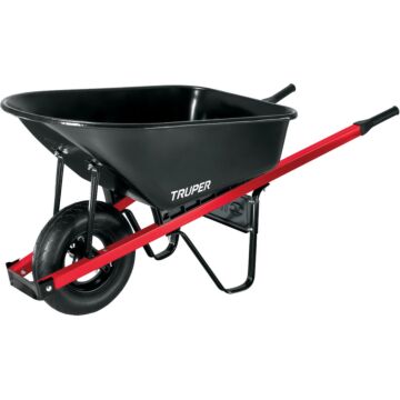 Truper Steel Wheelbarrow - 6 cu. ft