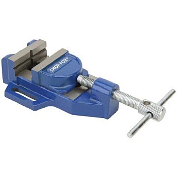 SHOP FOX 3 in 1 in 2-5/8 in and 2 in Tall Tilting Jaw Drill Press Vise