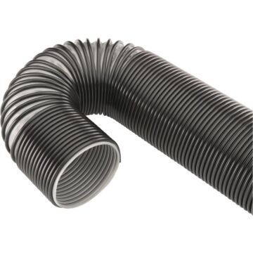 SHOP FOX 4 in 10 ft Flexible Clear Hose