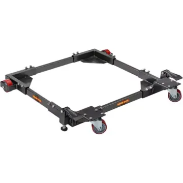 SHOP FOX 19 in x 21 in 29-1/2 in x 29-1/2 in 1200 lb Industrial Mobile Base