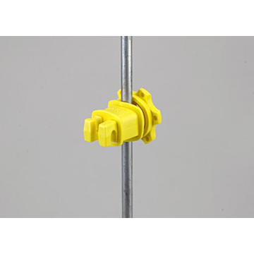Dare Products WESTERN® SCREW-TIGHT ROUND POST INSULATOR, YELLOW