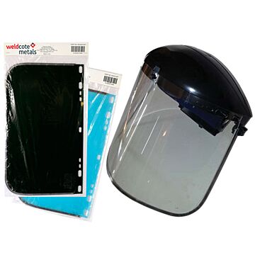 Weldcote ® WHG01AG 15-1/2 in Dark Green Faceshield Visor