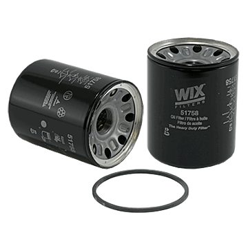 WIX Filters 51758 25 Micron 1-1/2 in-16 6.872 in Full Flow Oil Filter