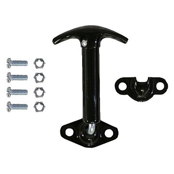 Buyers Black Enamel Spring-Loaded Hood Latch
