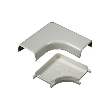 Wiremold LP 90 Flat Elbow White
