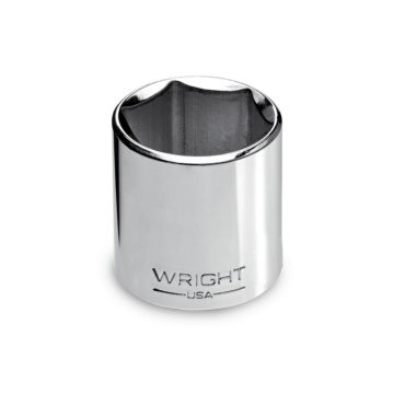 Wright Tool 1/4" Drive 6 Point Standard Socket - 1/2"