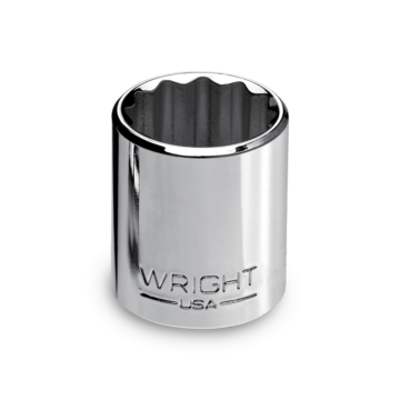 Wright Tool 1/4" Drive 12 Point Standard Socket - 1/2"