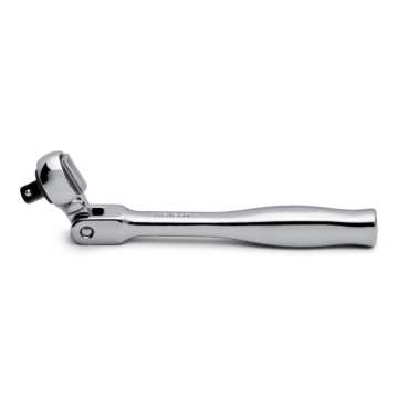 Wright Tool 1/4" Drive Flex Head Ratchet Contour Grip - 5-1/2"