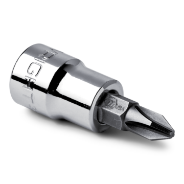 Wright Tool 3/8" Drive Screwdriver Socket w/Standard Phillips Bit - #2