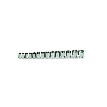 Wright Tool 1/2" Drive 14 Piece Set - 6 Point Standard Sockets, 7/16" - 1-1/4"