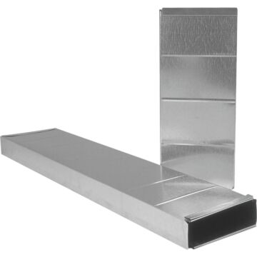 Imperial 30 Ga. Galvanized Steel Stack Duct - 3-1/4 x 24 in.