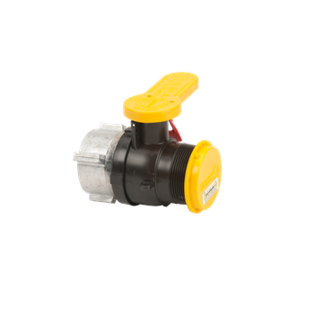 Banjo 2" Male NPT Poly Spinweld IBC Mauser Valve