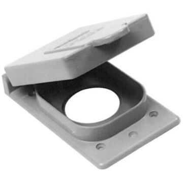 Kraloy® PVC Weatherproof Single Receptacle Cover