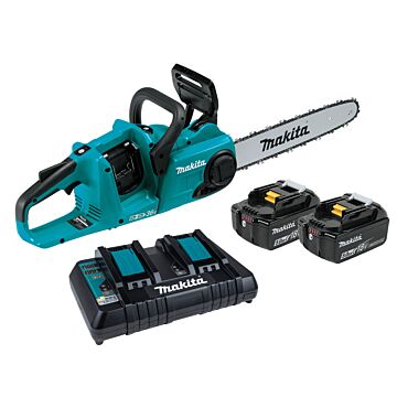 Makita 36V LXT 5.0 Ah Brushless 14 in. Chain Saw (Kit)