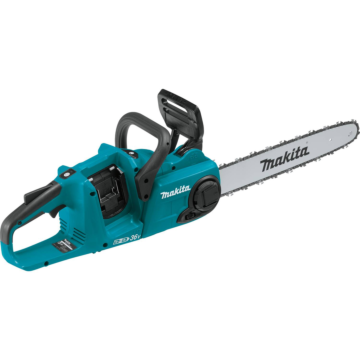 Makita 36V LXT 5.0 Ah Brushless 16 in. Chain Saw w/ 4 Batteries (Bare Tool)