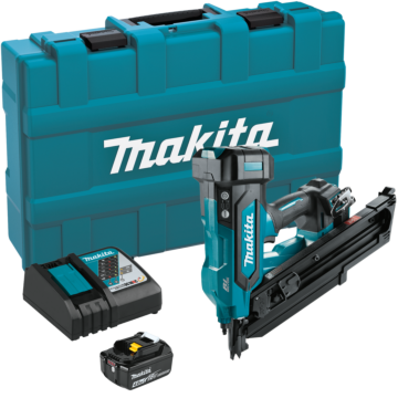 Makita 18V LXT Lithium‑Ion 4.0 Ah Brushless Cordless 30º Clipped Head 3‑1/2 in. Framing Nailer (Kit)