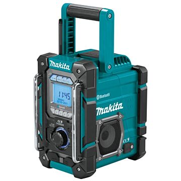 Makita 18V LXT® / 12V max CXT® Lithium‑Ion Cordless/Corded Bluetooth® Job Site Charger / Radio, Tool Only