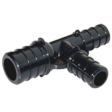 Boshart Industries Tee 3/4 x 1/2 x 1/2 in Crimp PEX Pipe Reducing Tee