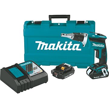 Makita 4 Hex 2.0 Ah Compact 9-7/8 in. Drywall Screwdriver (Kit)
