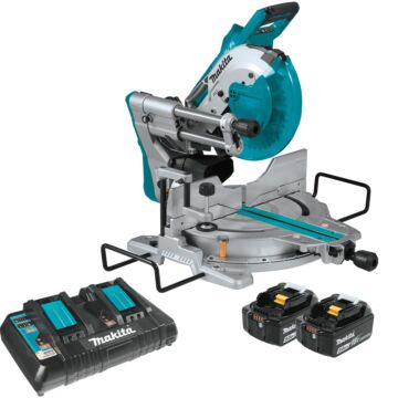 Makita 36V LXT® Brushless 10 in. 5 Ah Dual-Bevel Sliding Compound Miter Saw w/ Laser (Kit)