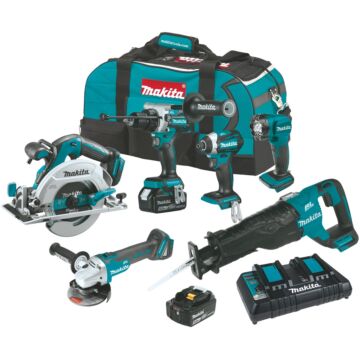 Makita 6 18 V 18V LXT® Lithium-Ion Combination Kit