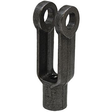 CLEVELAND CITY FORGE 1/4-20 Black Coarse Thread Yoke End