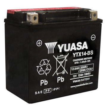 YUASA 12V-14Ah バッテリー　ハーレー YUASA 12V-14Ah バッテリー ハーレー Kawasaki Ninja ZX-14R