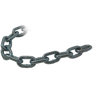 BARON PC3014P Proof Coil Chain 1/4 in 30 Grade, Steel, Zinc