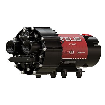 Remco ZEUS 12V 14.0 GPM 60psi Electric Bypass Transfer Pump with On-Off Switch, 1" Female NPT Ports