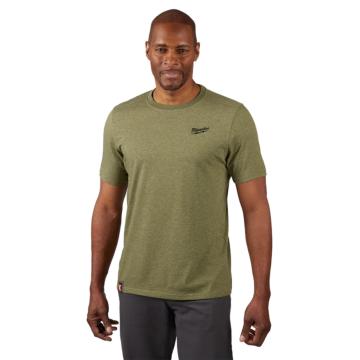 Milwaukee FREEFLEX™ Hybrid Work Tee - Short Sleeve - Green