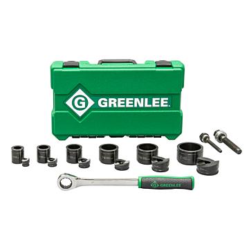 Greenlee Punch & Die Set-1/2"-2" Slug Buster