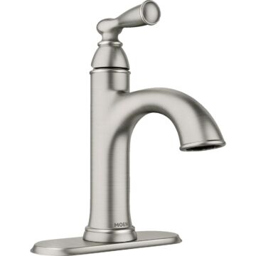 Moen Banbury Brushed Nickel 1-Handle Centerset Bathroom Faucet