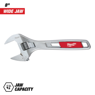 Milwaukee 8" Wide Jaw Adjustable Wrench