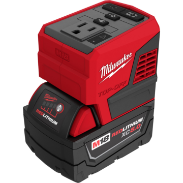 M18™ TOP-OFF™ 175W Power Supply & M18™ REDLITHIUM™ XC5.0 Battery Pack