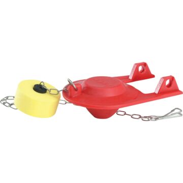Korky Plus 2 In. Rubber Adjustable Flapper with Float and Chain