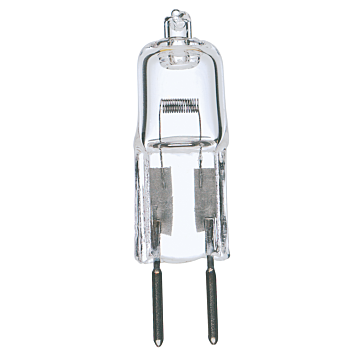 Satco 20 Watt - Halogen - T3 - Clear - 2000 Average rated hours - 300 Lumens - Bi Pin G4 base - 12 Volt - 2-Card