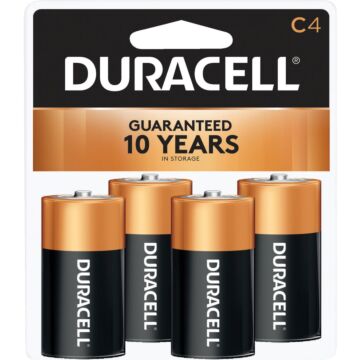 Duracell CopperTop C Alkaline Battery (4-Pack)