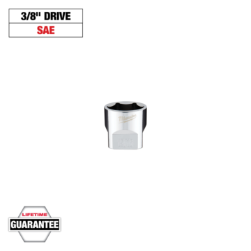 Milwaukee 3/8" Drive 15/16" SAE Socket with FOUR FLAT™ Sides