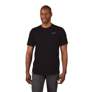 Milwaukee FREEFLEX™ Hybrid Work Tee - Short Sleeve - Black