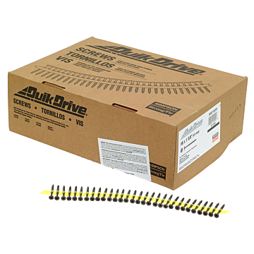 DWC Drywall Screw (Collated) — #6 x 1-5/8 in. #2 Phillips Bugle-Head (2500-Qty)