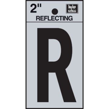 Hy-Ko Vinyl 2 In. Reflective Adhesive Letter, R