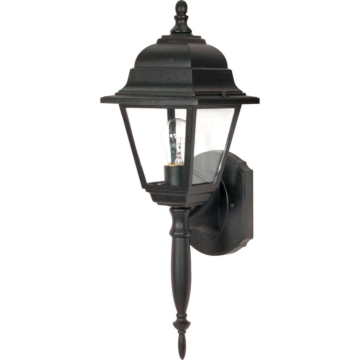 Briton, 1 Light, 18 in., Wall Lantern with Clear Seed Glass, Color retail packaging