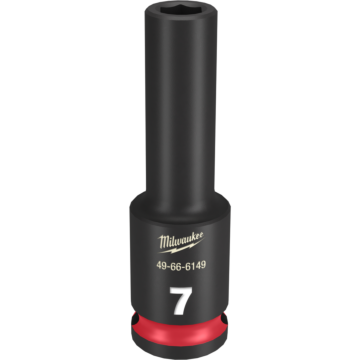 Milwaukee SHOCKWAVE™ Impact Duty 3/8" Drive 7MM Deep 6 Point Socket