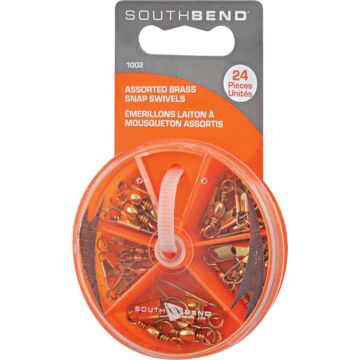 SouthBend 24-Piece Assorted Brass Swivel Kit