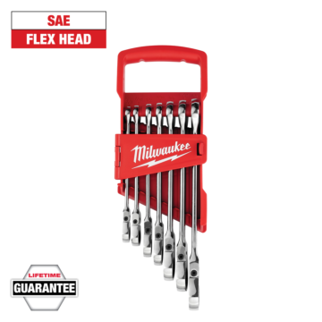 Milwaukee 7pc SAE Flex Head Combination Wrenches