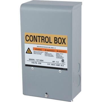 Star Water Systems 1/2 HP 230V Quick Disconnect Pump Control Box