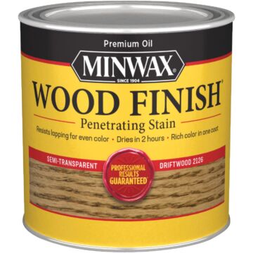 Minwax Wood Finish Penetrating Stain, Driftwood, 1/2 Pt.